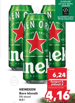 Kaufland HEINEKEN Bere blondă Ofertă