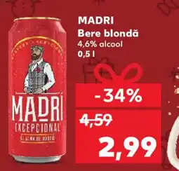 Kaufland MADRI Bere blondă Ofertă