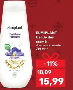 Kaufland ELMIPLANT Gel de duş cremă Ofertă