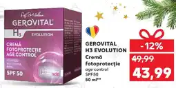 Kaufland GEROVITAL H3 EVOLUTION Cremă fotoprotecţie Ofertă