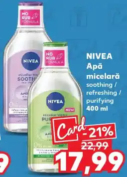 Kaufland NIVEA Apă micelarǎ Ofertă