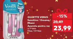 Kaufland GILLETTE VENUS Sensitive / Oceana/ Miami Aparate pentru ras Ofertă