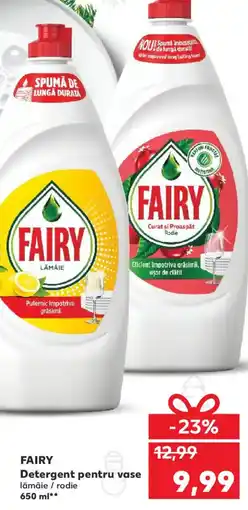 Kaufland FAIRY Detergent pentru vase Ofertă