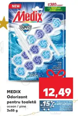 Kaufland MEDIX Odorizant pentru toaletă ocean / pine Ofertă