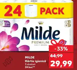 Kaufland MILDE Hârtie igienică Ofertă