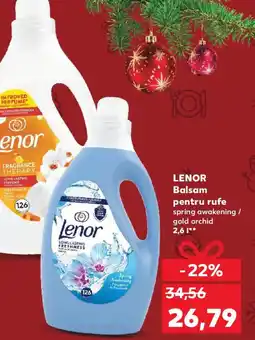 Kaufland LENOR Balsam pentru rufe spring awakening / gold orchid Ofertă