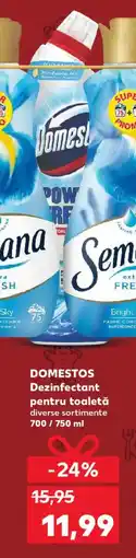 Kaufland DOMESTOS Dezinfectant pentru toaletă Ofertă