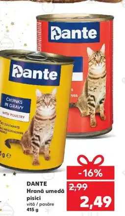 Kaufland DANTE Hrană umedă pisici Ofertă