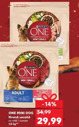 Kaufland ONE MINI DOG Hrană uscată Ofertă