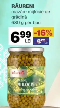 Annabella RÂURENI mazăre mijlocie de grădină Ofertă