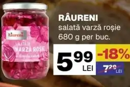 Annabella RÂURENI salatǎ varză roşie Ofertă