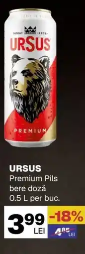 Annabella URSUS Premium Pils bere doză Ofertă
