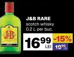 Annabella J&B RARE scotch whisky Ofertă