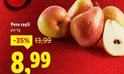 Lidl Pere roşii Ofertă