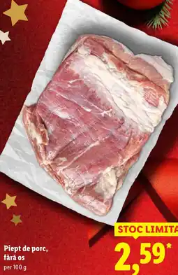 Lidl Piept de porc, fără os Ofertă