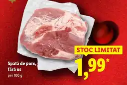 Lidl Spată de porc, fără os Ofertă