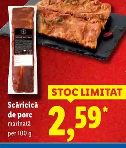 Lidl Scăǎricică de porc marinatǎ Ofertă