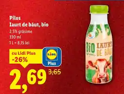 Lidl Pilos Iaurt de băut, bio Ofertă