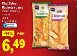 Lidl Chef Select Baghete cu unt ierburi aromate / usturoi Ofertă