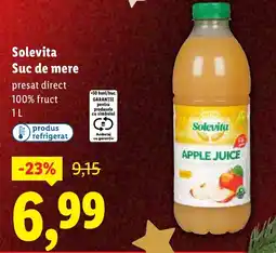 Lidl Solevita Suc de mere Ofertă