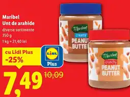 Lidl Maribel Unt de arahide Ofertă