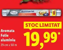 Lidl Aromata Folie aluminiu Ofertă