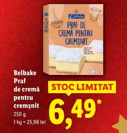 Lidl Belbake Praf de cremă pentru cremsnit Ofertă