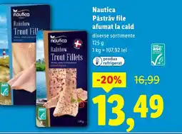 Lidl Nautica Păstrǎv file afumat la cald Ofertă