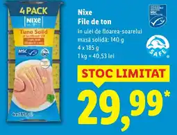 Lidl Nixe File de ton Ofertă