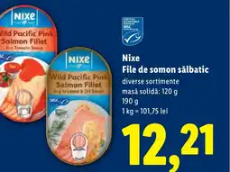Lidl Nixe File de somon sălbatic Ofertă