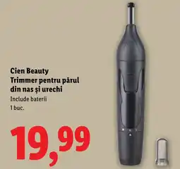 Lidl Cien Beauty Trimmer pentru părul din nas şi urechi Ofertă