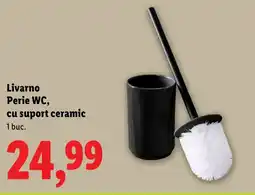 Lidl Livarno Perie WC, cu suport ceramic Ofertă