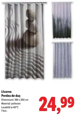 Lidl Livarno Perdea de duş Ofertă