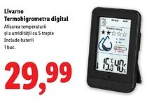 Lidl Livarno Termohigrometru digital Ofertă