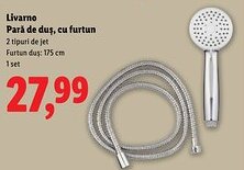 Lidl Livarno Pară de duş, cu furtun Ofertă