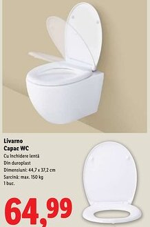 Lidl Livarno Capac WC Ofertă