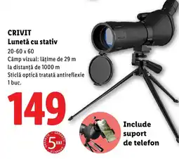 Lidl CRIVIT Lunetă cu stativ Ofertă