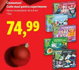 Lidl Clementoni Cutie maxi pentru experimente Ofertă