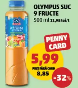 Penny Olympus suc 9 fructe Ofertă