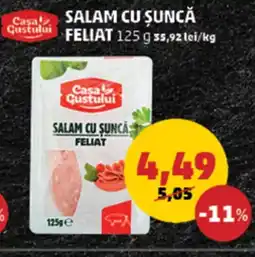 Penny Casa Gustului Salam cu sunca feliat Ofertă
