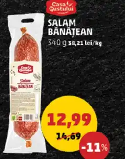 Penny Casa Gustului Salam bănățean Ofertă