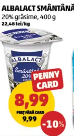 Penny Albalact smântână Ofertă