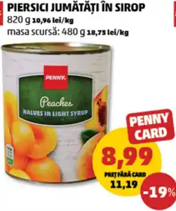 Penny Piersici jumătăți în sirop Ofertă