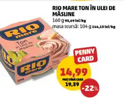 Penny Rio mare ton în ulei de măsline Ofertă