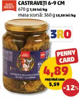 Penny Castraveti 6-9 cm Ofertă