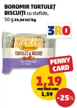 Penny Boromir tortulet biscuiti cu stafide Ofertă