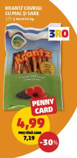 Penny Krantz covrigi cu mac și sare Ofertă