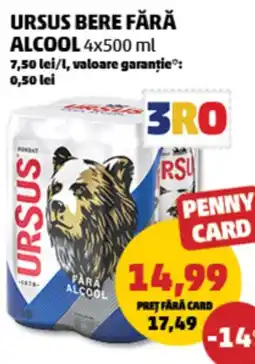 Penny Ursus bere fără alcool Ofertă