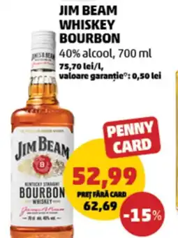 Penny Jim beam whiskey bourbon Ofertă