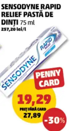 Penny Sensodyne rapid relief pastă de dinți Ofertă